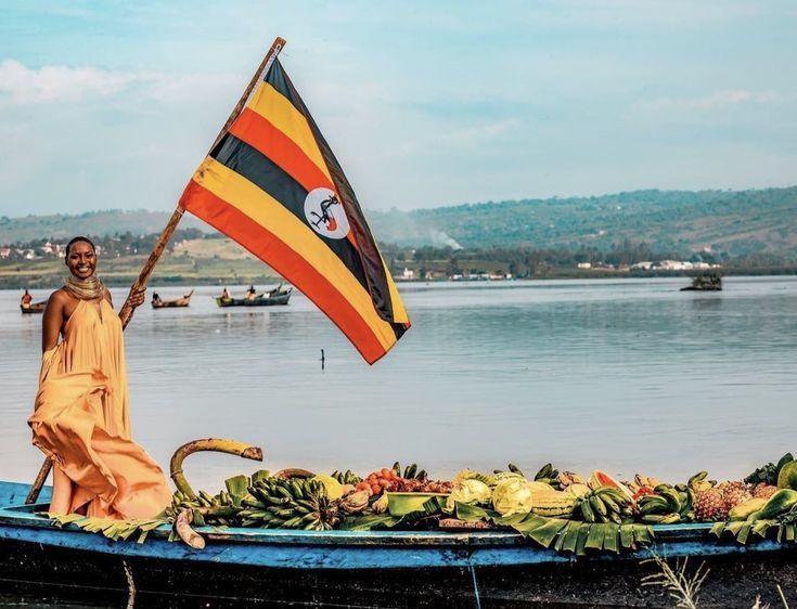 Winston Village Gulu pool at sunset